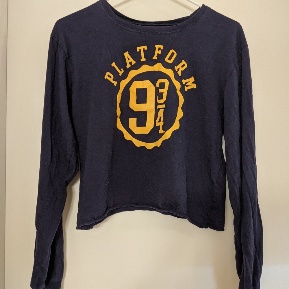 Harry Potter Platform 3/4 Longsleeve Crop Tee